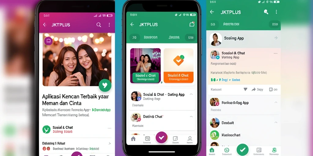 Tampilan antarmuka aplikasi JKTPLUS yang ramah pengguna dan menarik.